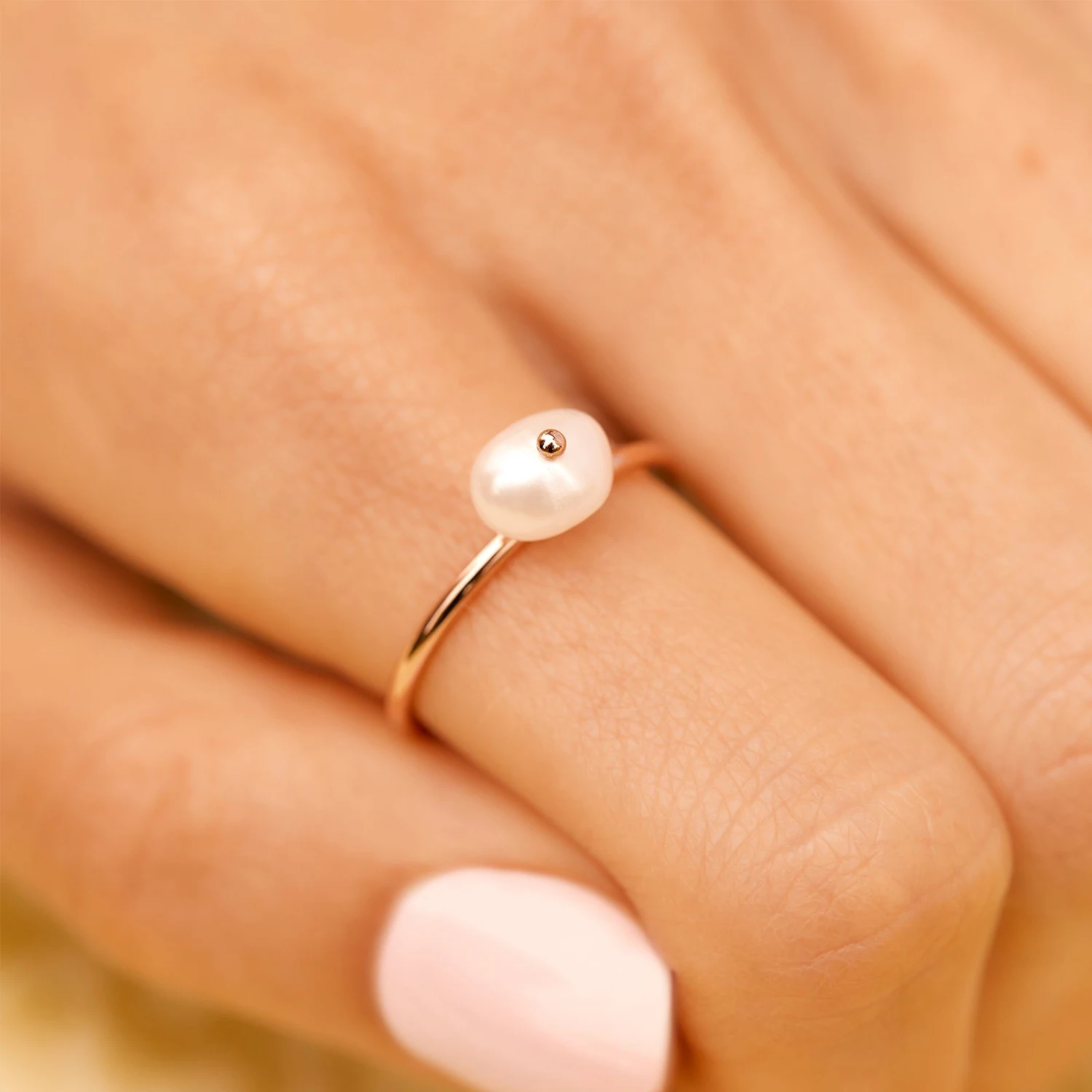 Bitty Pearl Ring 3 Bitty Pearl Ring - Image 3