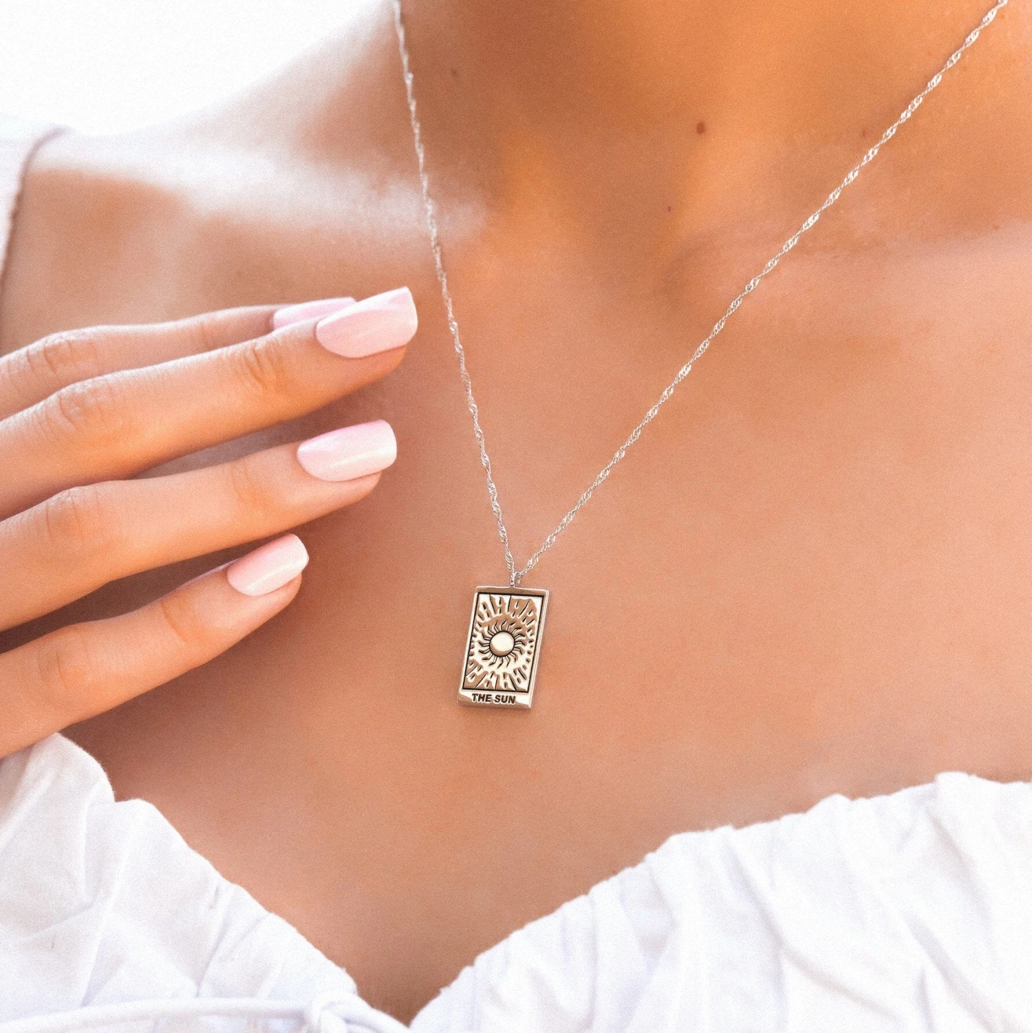 Tarot Card Pendant Necklace 17 Tarot Card Pendant Necklace - Image 17