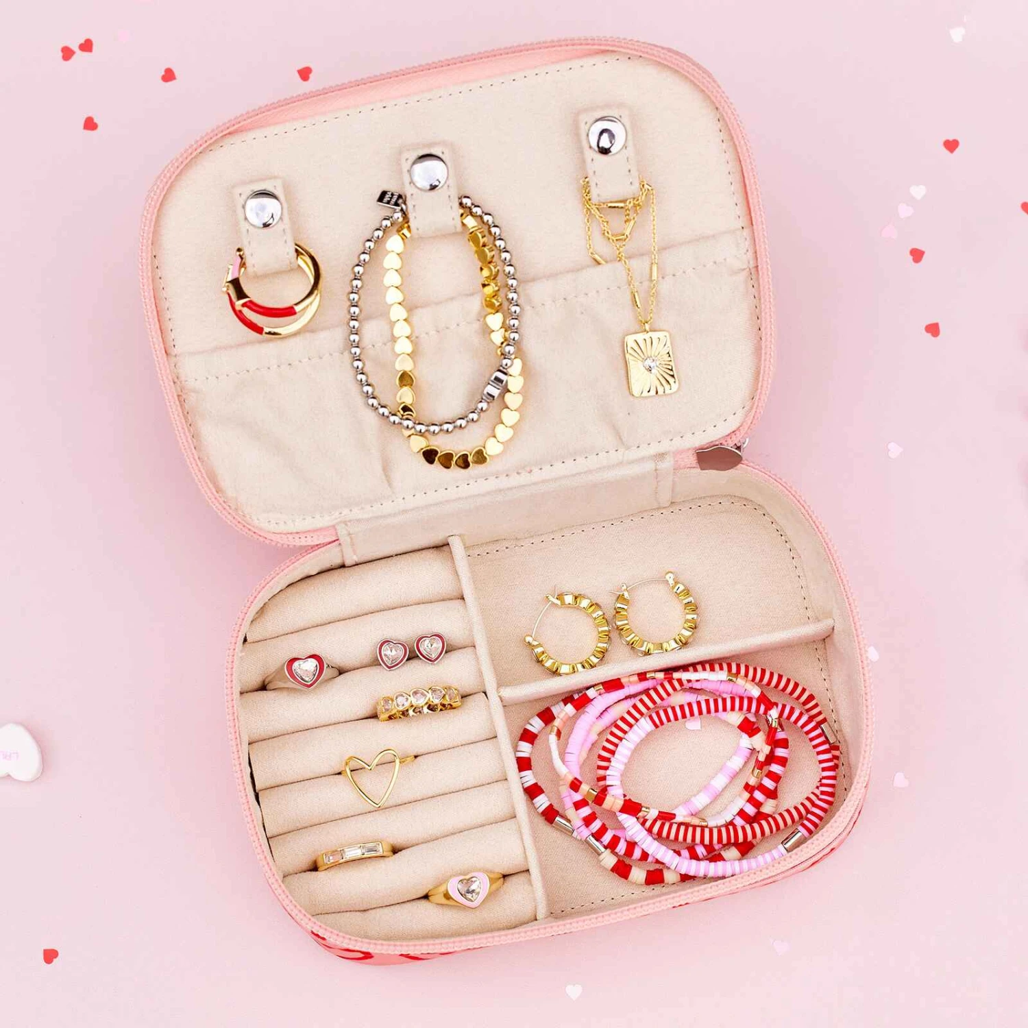 Heart Doodles Journey Jewelry Case 9 Heart Doodles Journey Jewelry Case - Image 9