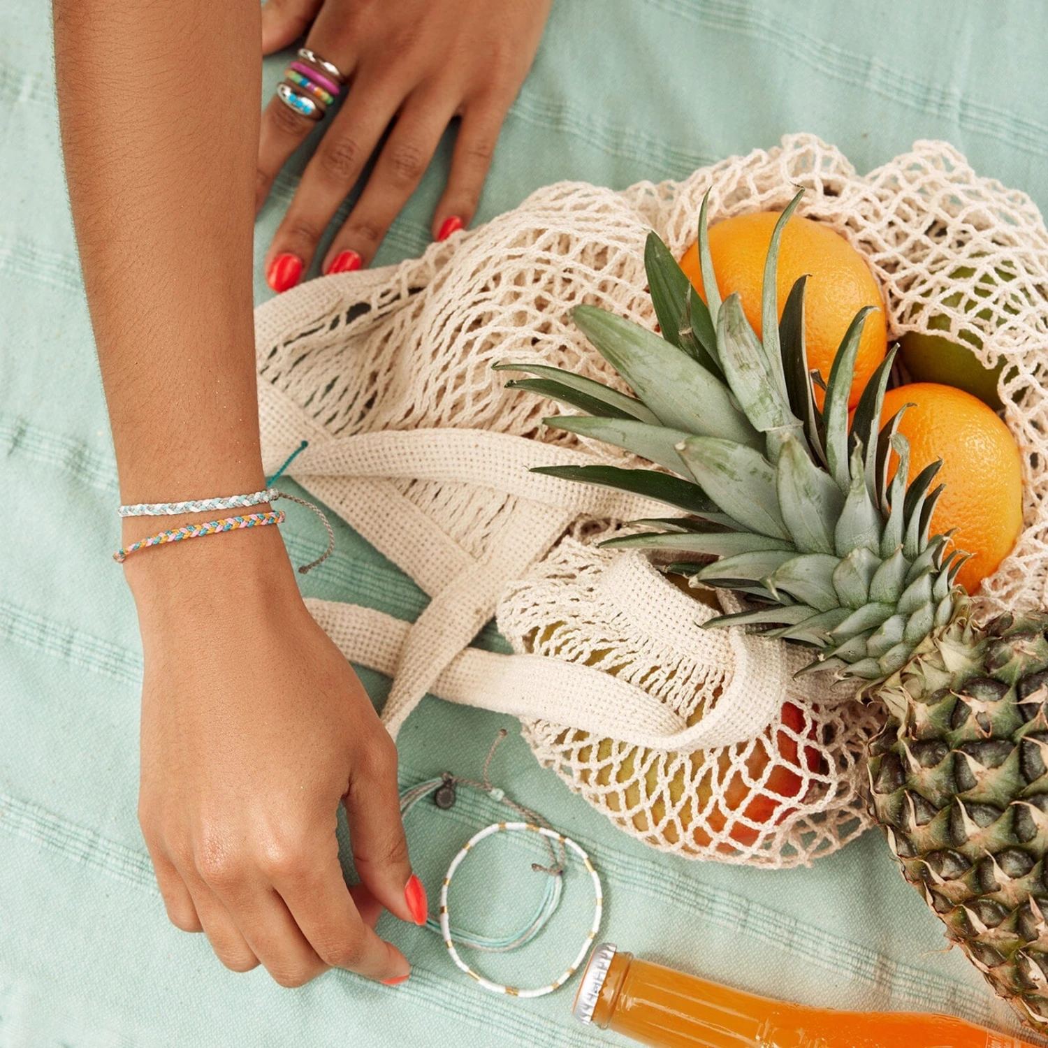 Multi Mini Braided Bracelet 11 Multi Mini Braided Bracelet - Image 11