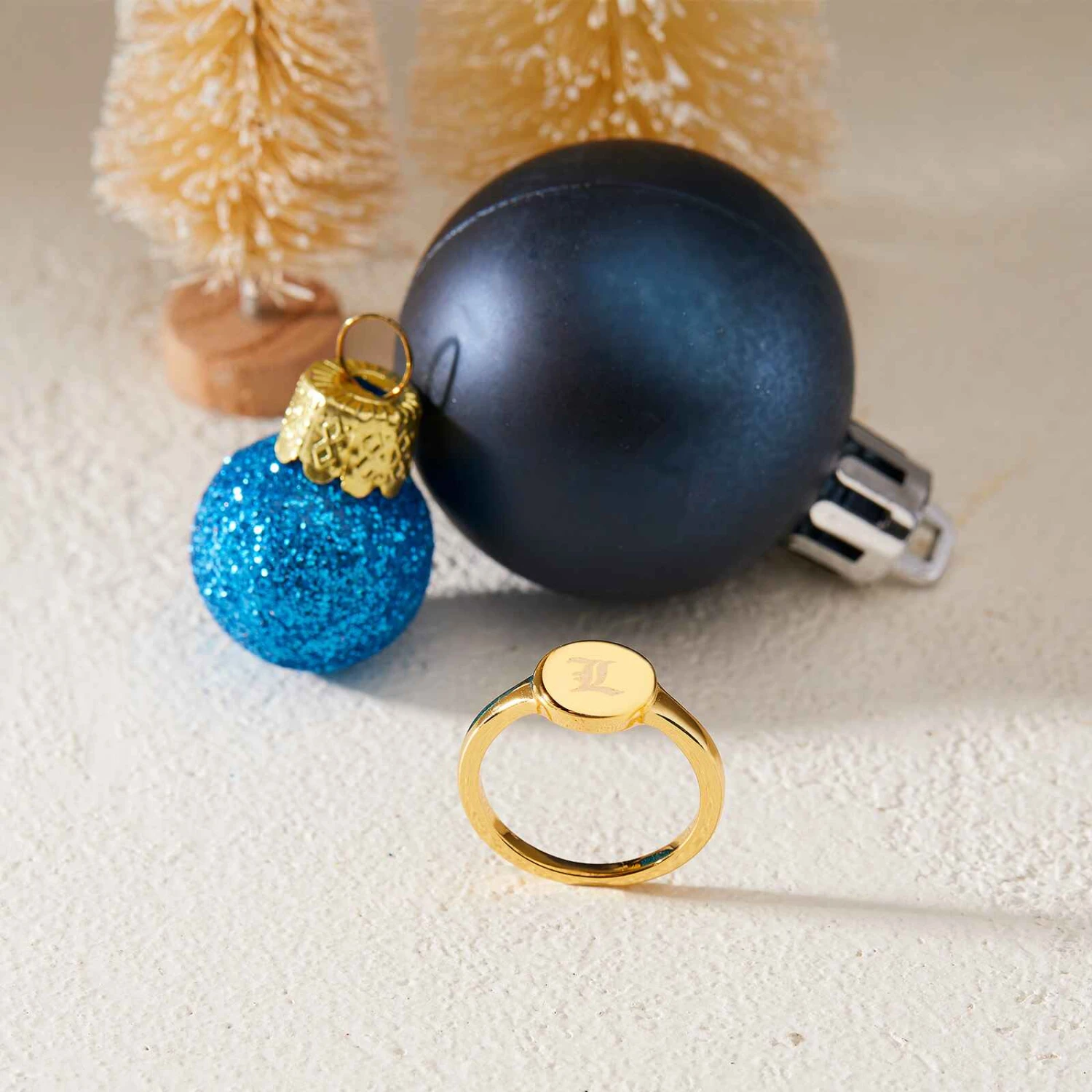 Engravable Signet Ring 7 Engravable Signet Ring - Image 7