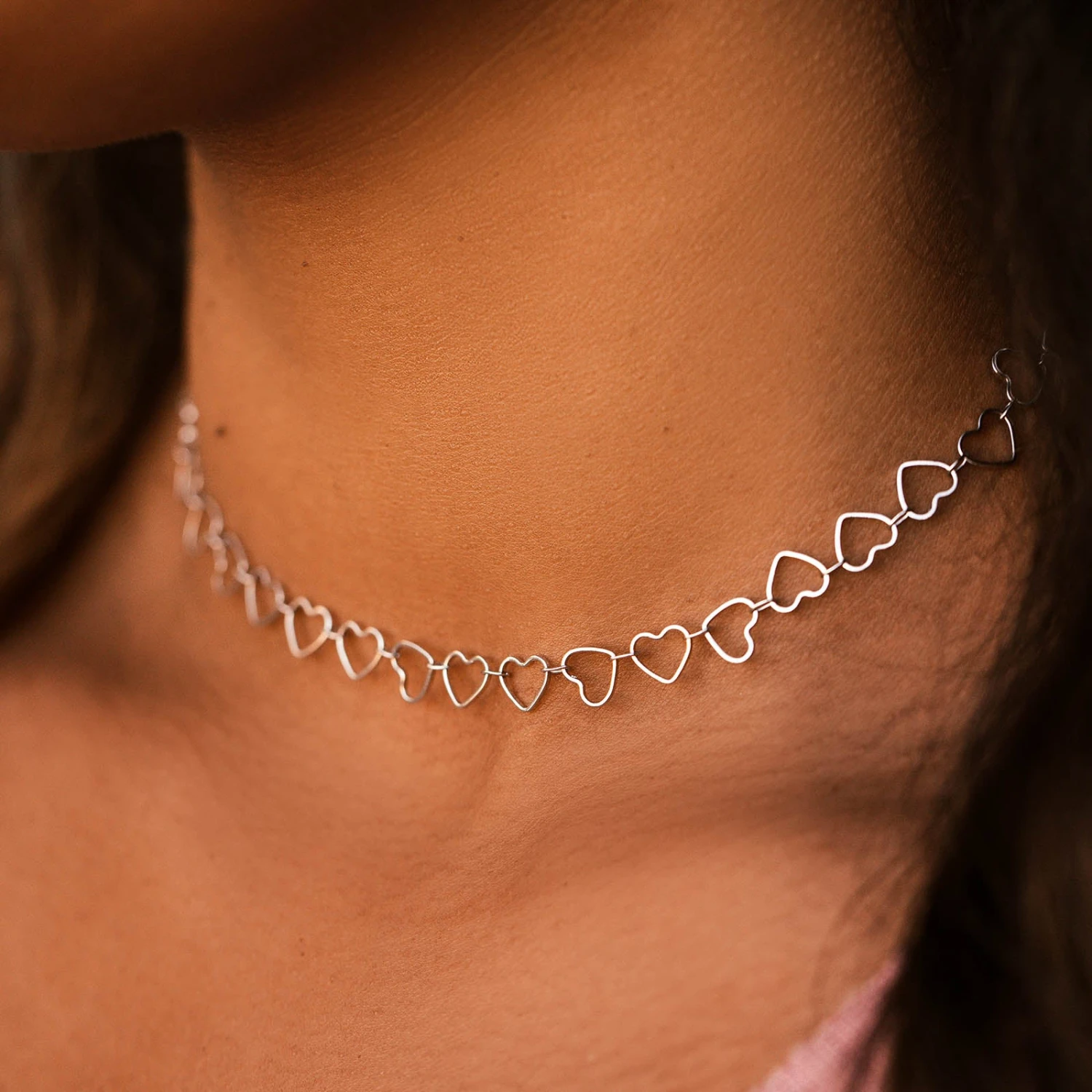 Heart Chain Choker 3 Heart Chain Choker - Image 3