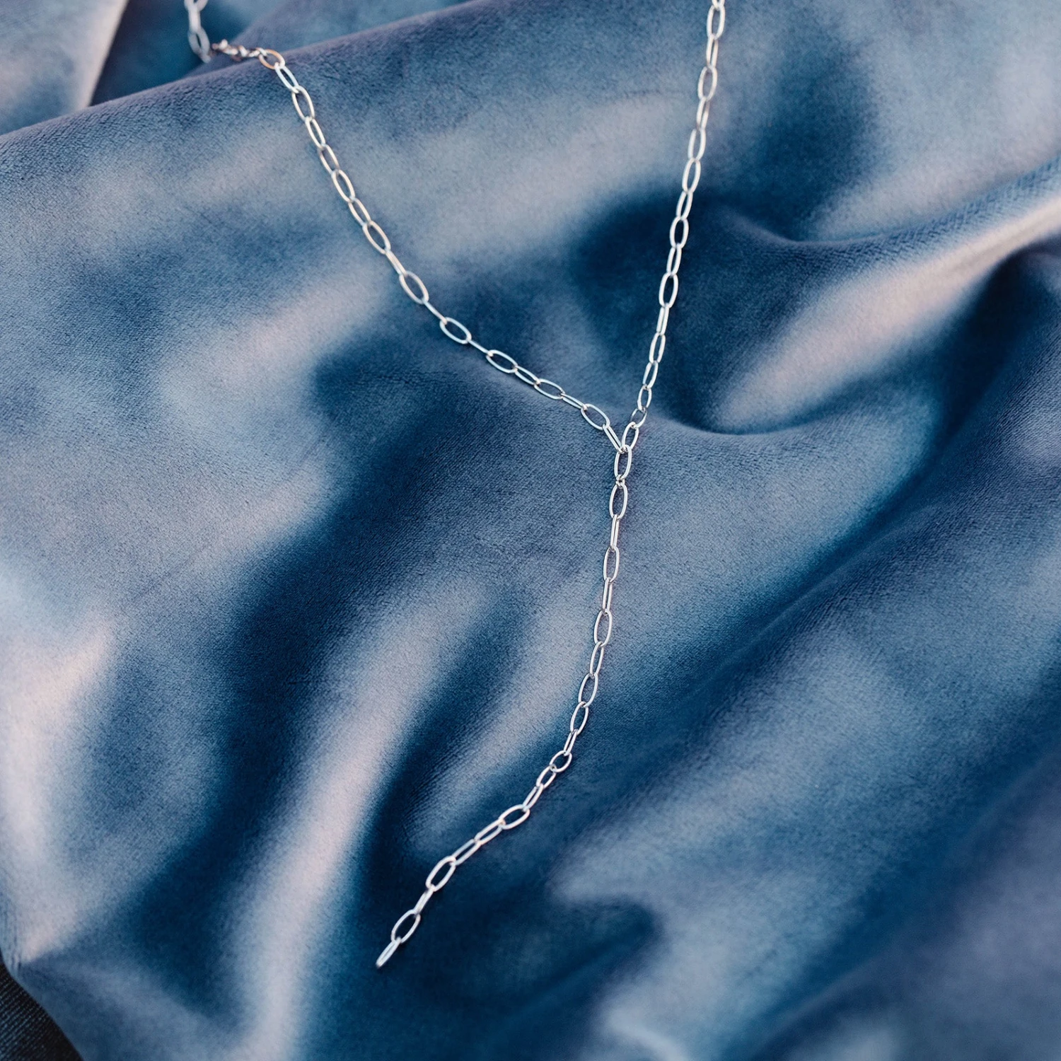 Mini Paperclip Lariat Necklace 3 Mini Paperclip Lariat Necklace - Image 3