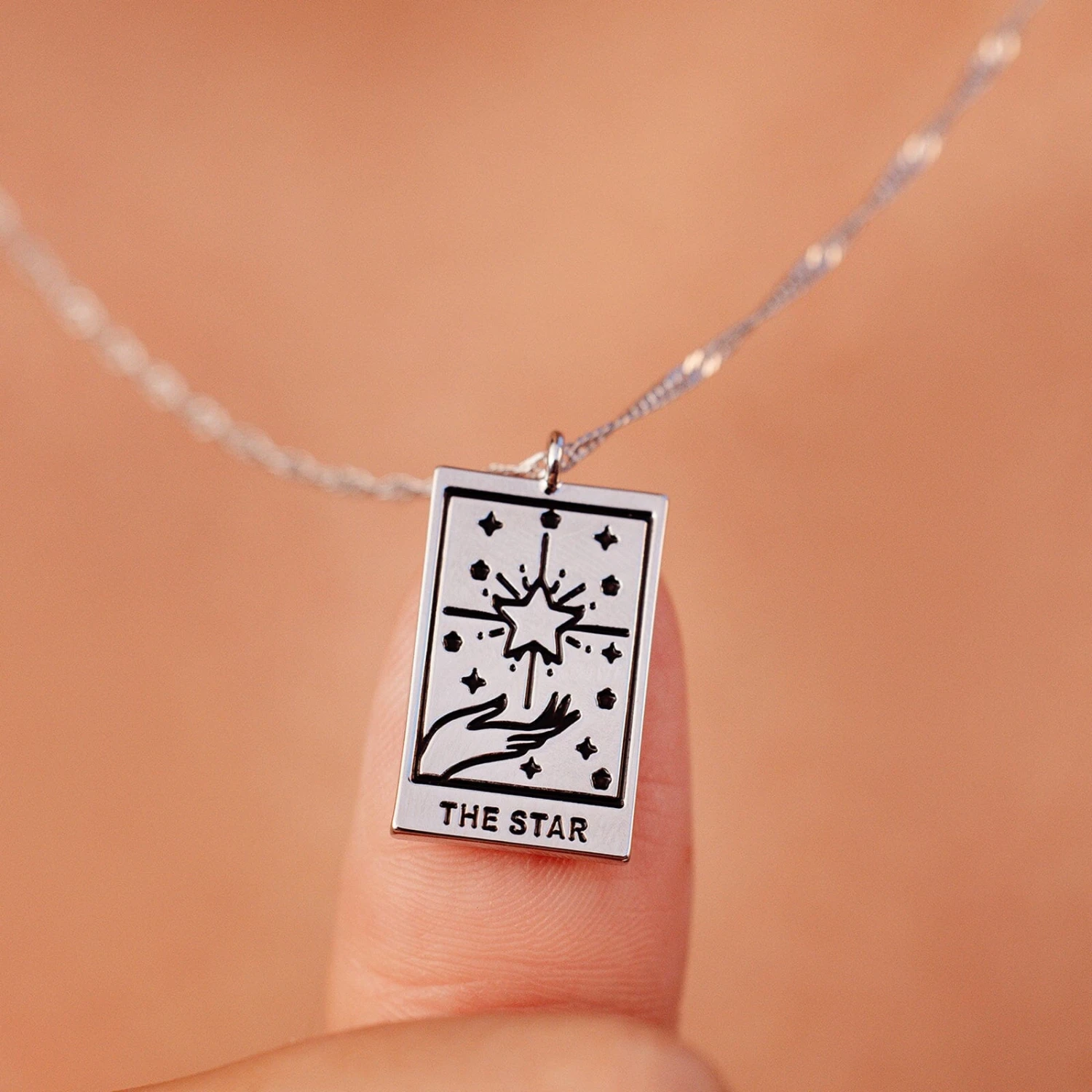 Tarot Card Pendant Necklace 12 Tarot Card Pendant Necklace - Image 12