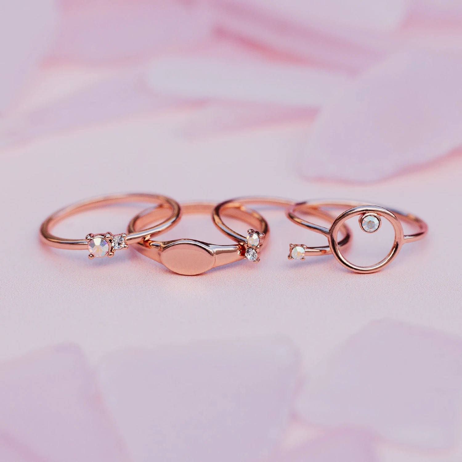 Crystal Sky Ring Stack 7 Crystal Sky Ring Stack - Image 7