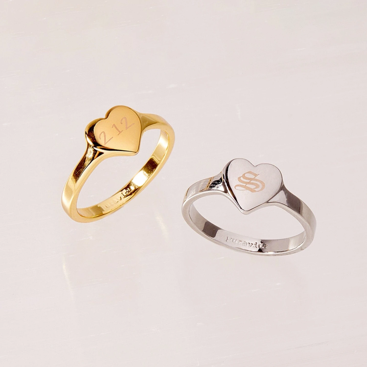 Engravable One Heart Ring 13 Engravable One Heart Ring - Image 13