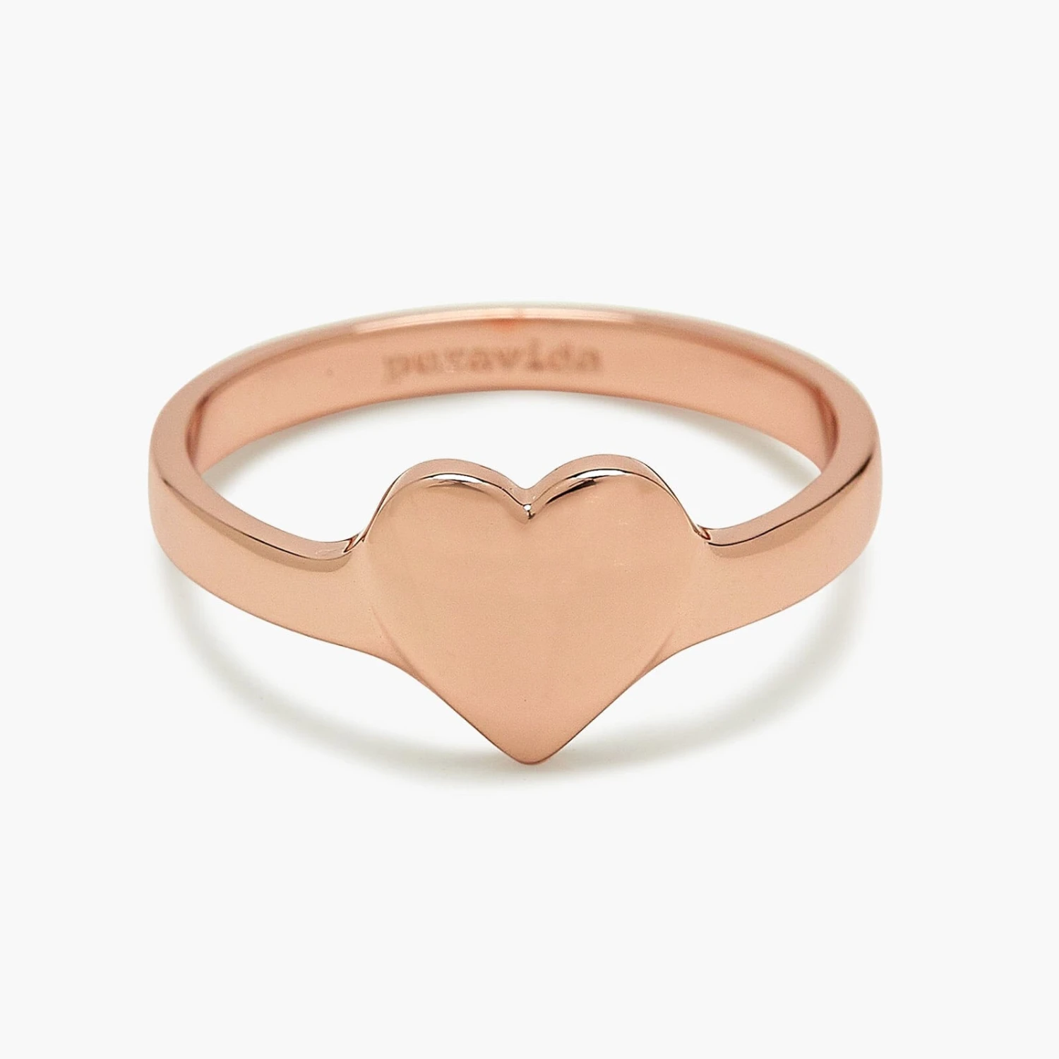 Engravable One Heart Ring 3 Engravable One Heart Ring - Image 3