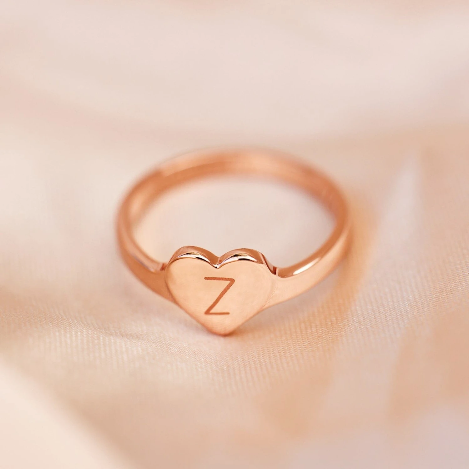 Engravable One Heart Ring 12 Engravable One Heart Ring - Image 12