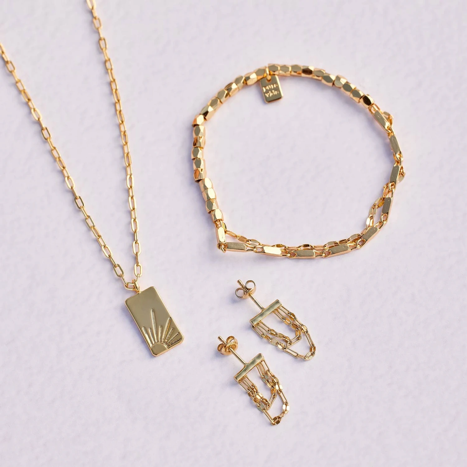 Draped Bar Earrings 3 Draped Bar Earrings - Image 3