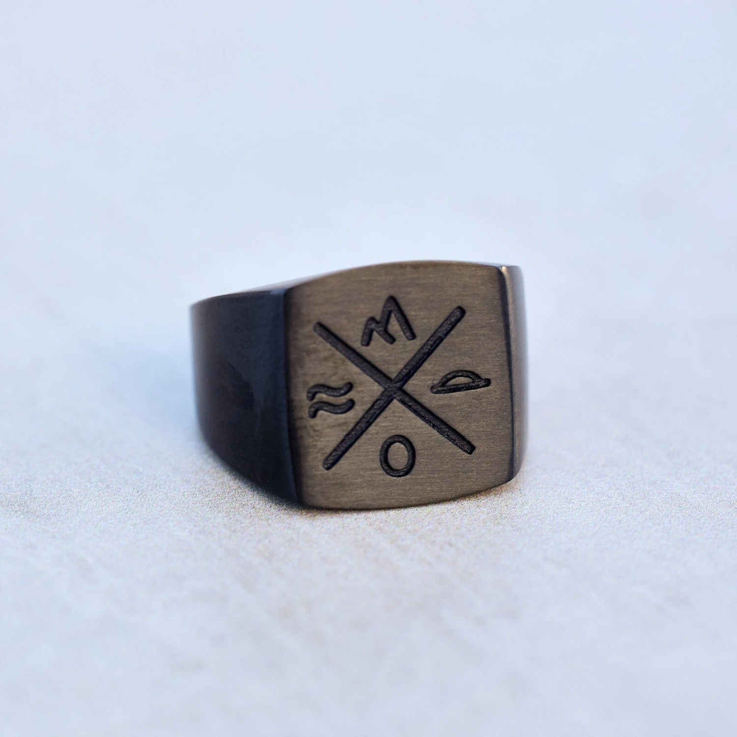 Men's Compass Signet Ring 18 Men's Compass Signet Ring - Image 18