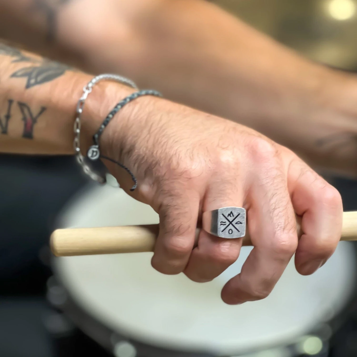 Men's Compass Signet Ring 15 Men's Compass Signet Ring - Image 15