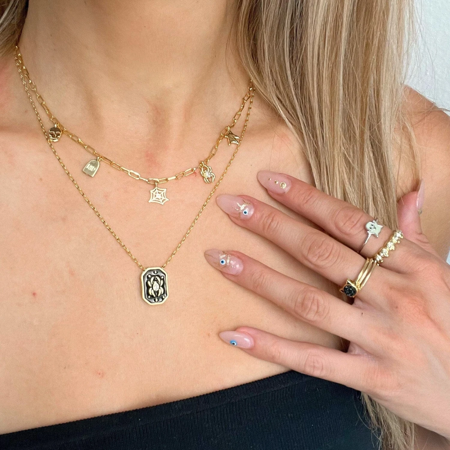 Black Widow Double Sided Pendant 6 Black Widow Double Sided Pendant - Image 6