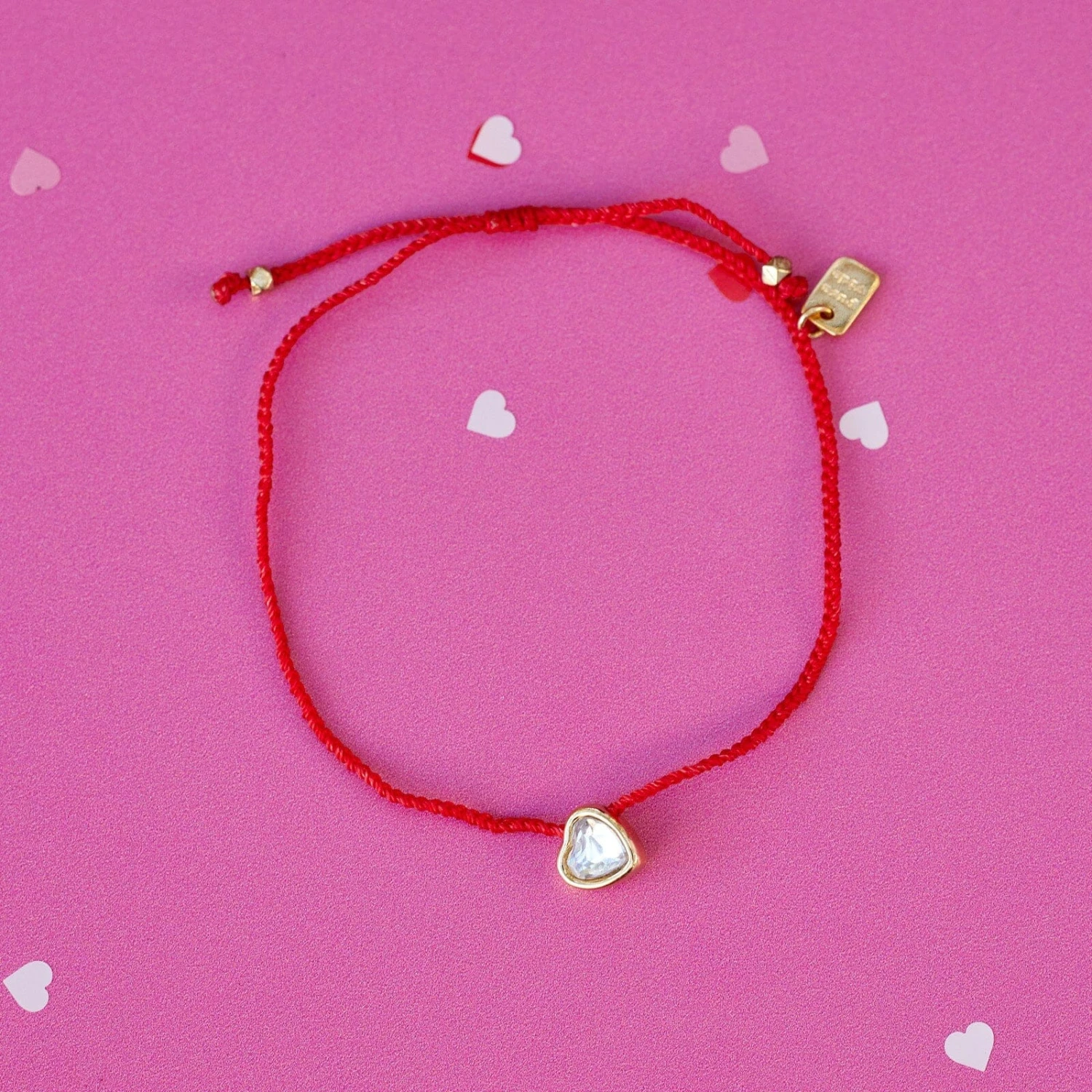 Heart Bead Gold Dainty Bracelet 2 Heart Bead Gold Dainty Bracelet - Image 2