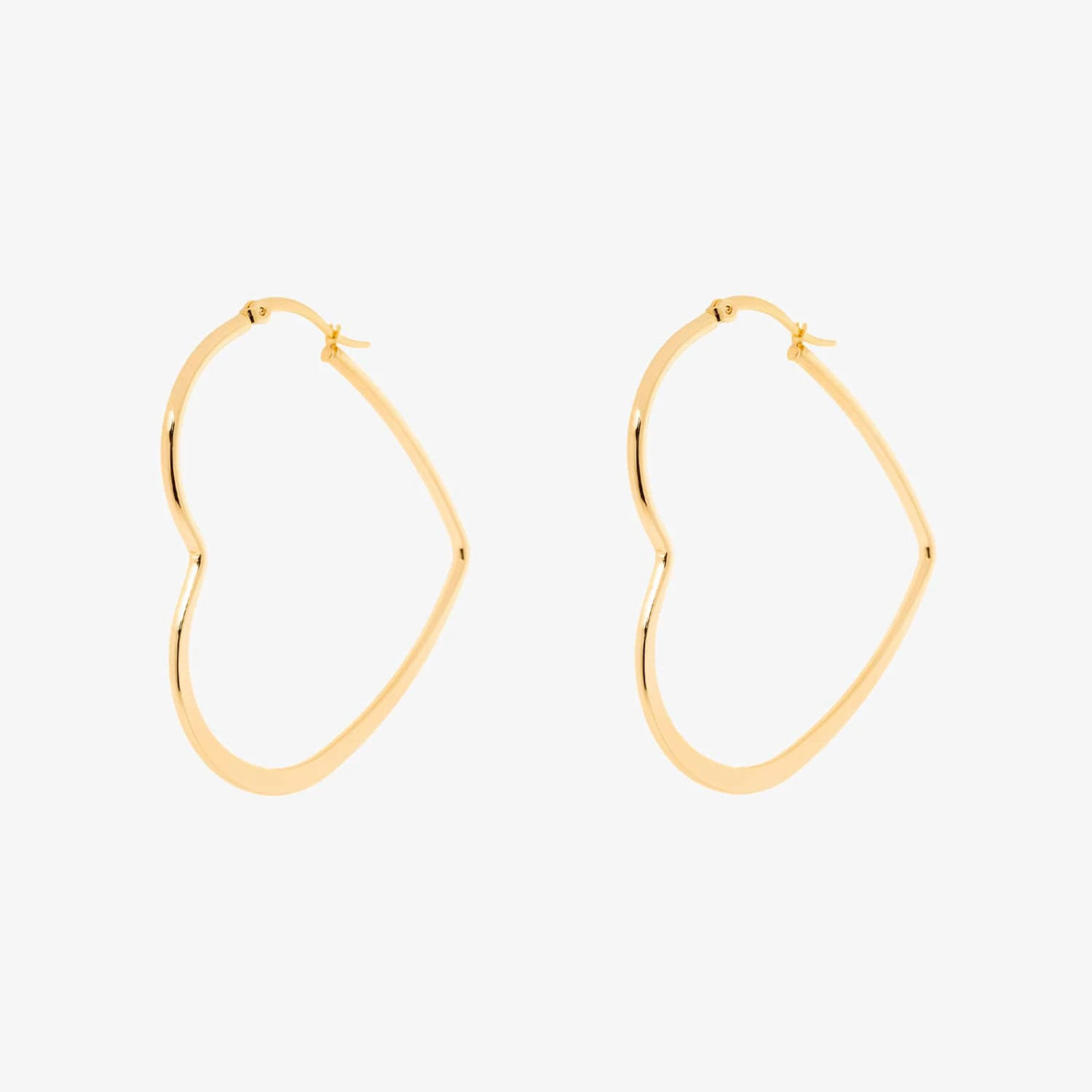 Oversized Heart Hoop Earrings 1 Oversized Heart Hoop Earrings