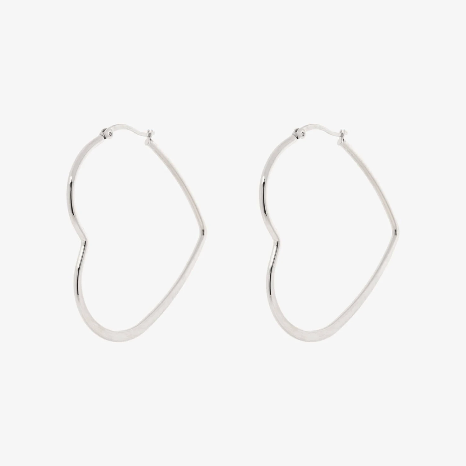 Oversized Heart Hoop Earrings 7 Oversized Heart Hoop Earrings - Image 7