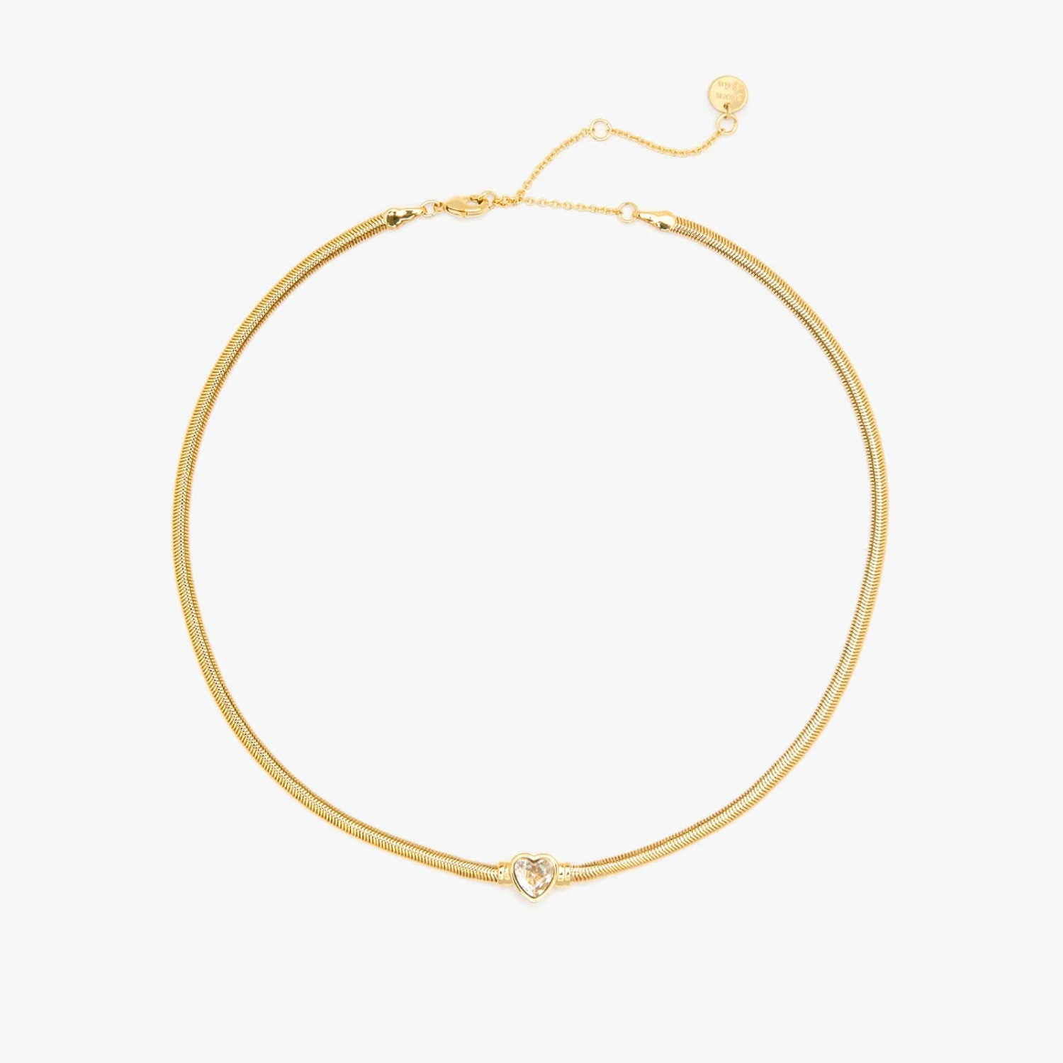 Rhinestone Heart Choker 1 Rhinestone Heart Choker