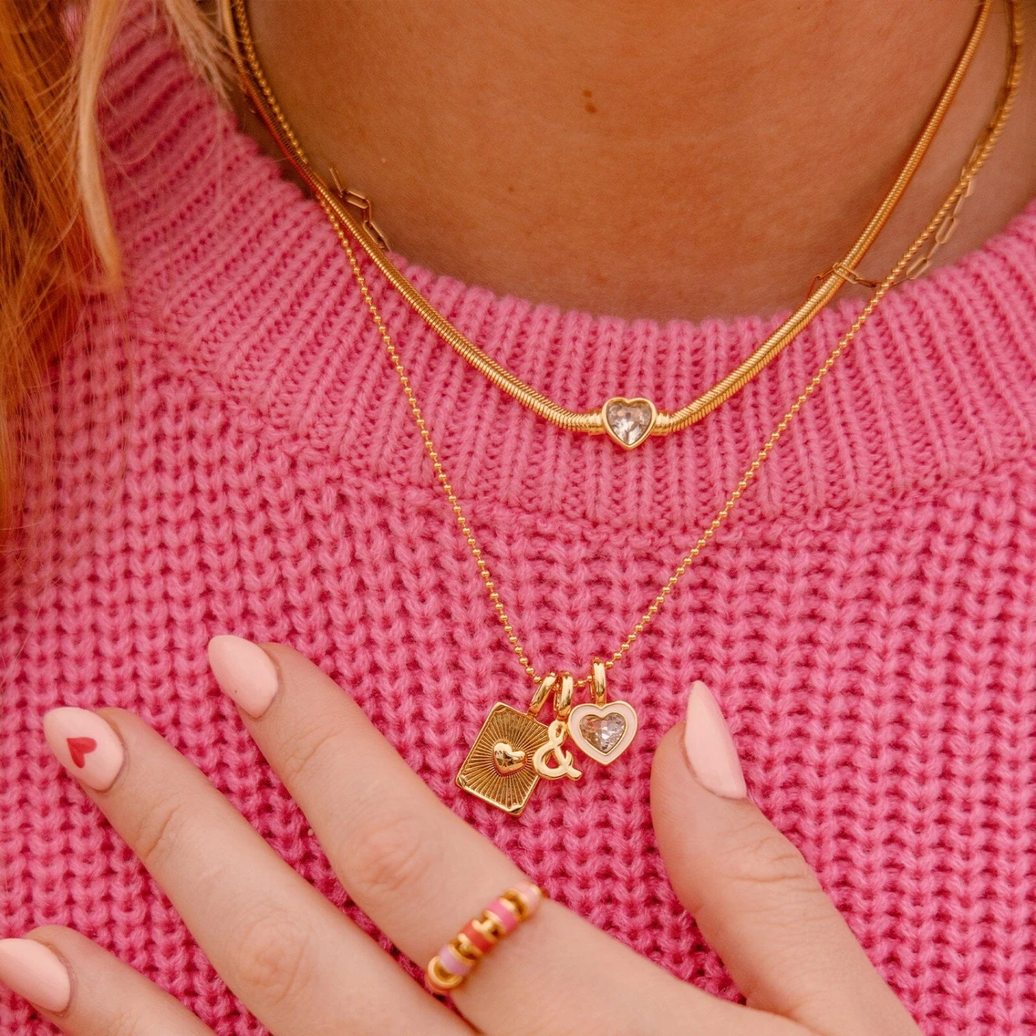 Rhinestone Heart Choker 9 Rhinestone Heart Choker - Image 9