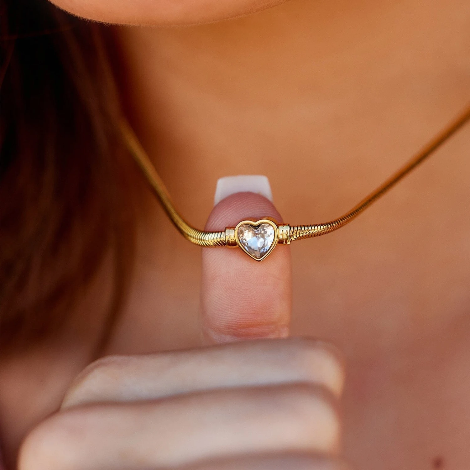 Rhinestone Heart Choker 5 Rhinestone Heart Choker - Image 5