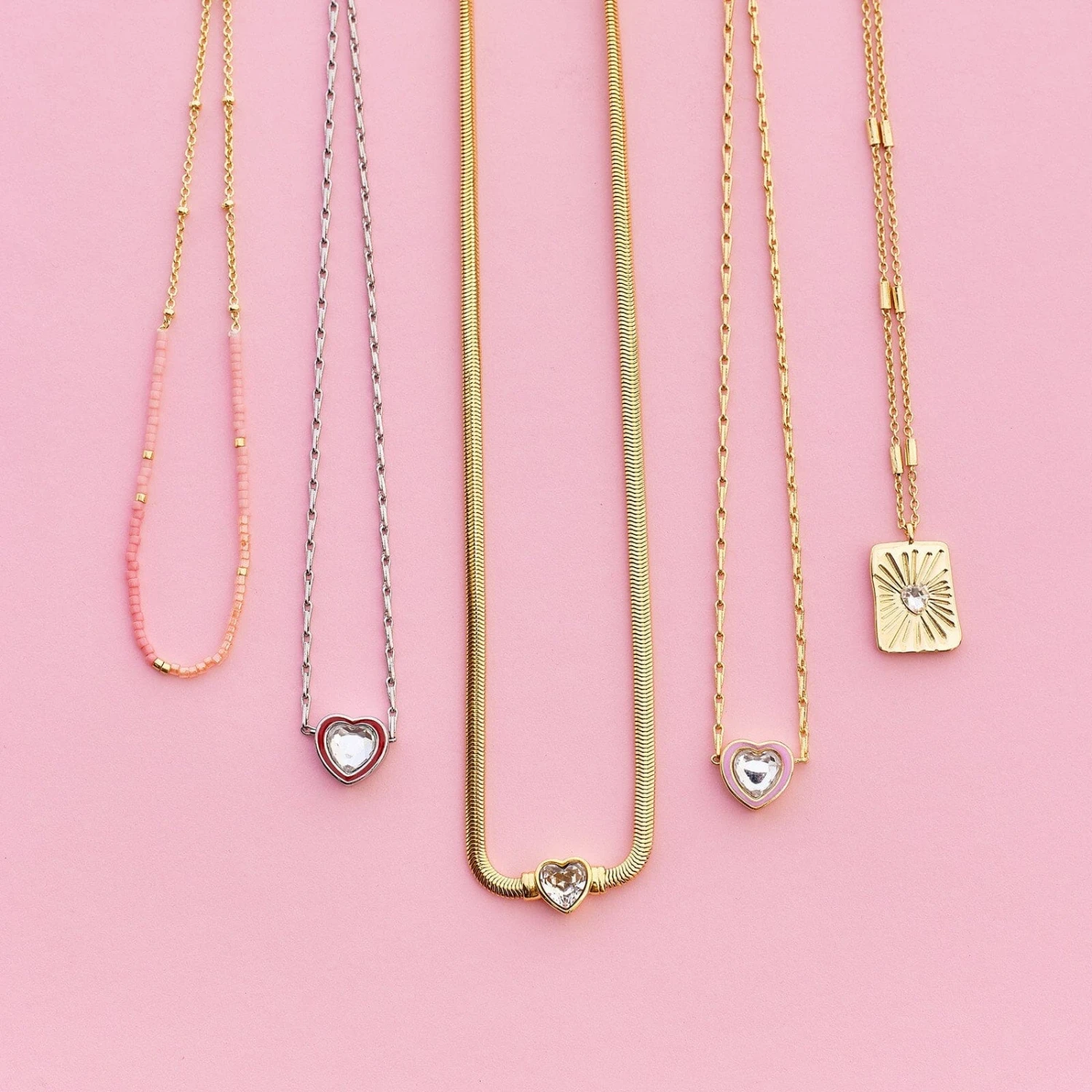 Rhinestone Heart Choker 6 Rhinestone Heart Choker - Image 6