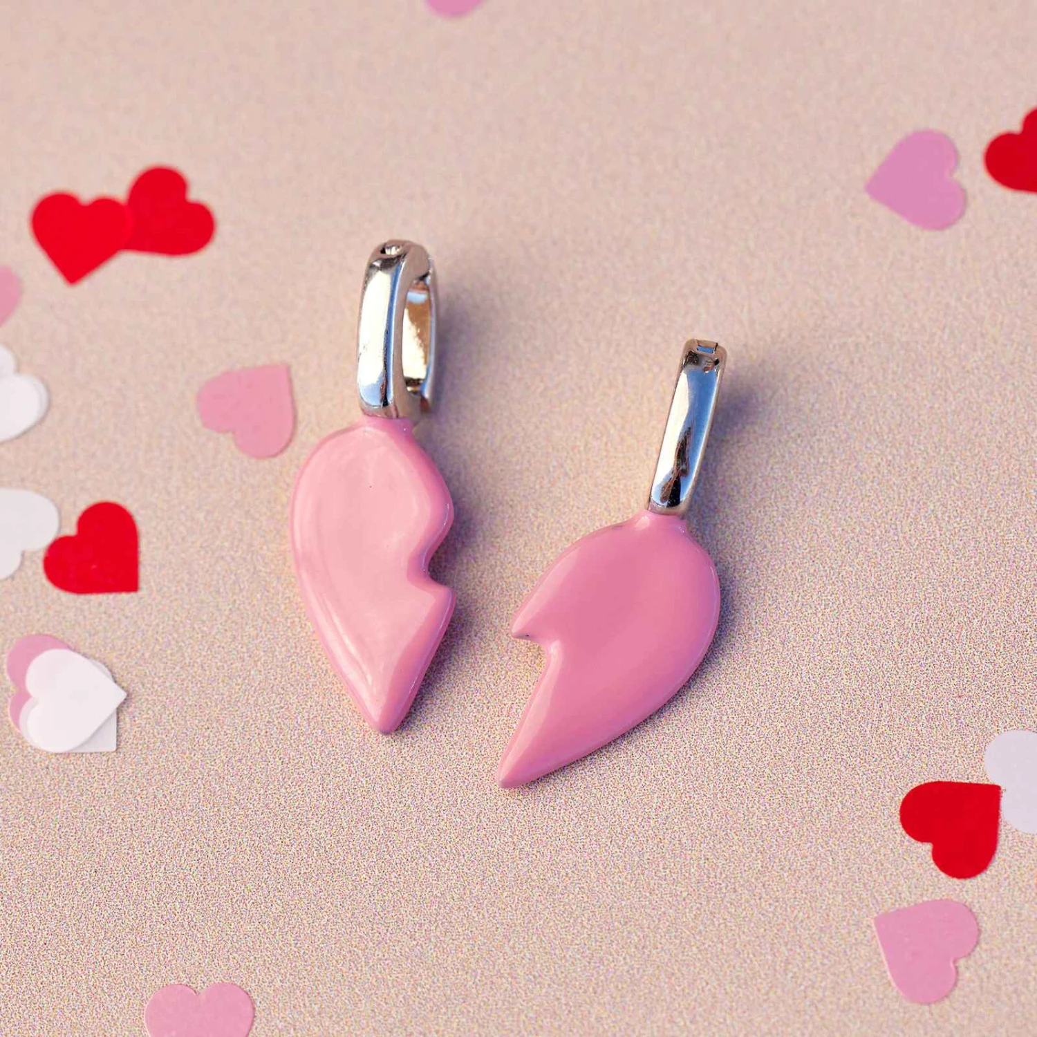 Harper Enamel BFF Heart Charm Set 10 Harper Enamel BFF Heart Charm Set - Image 10