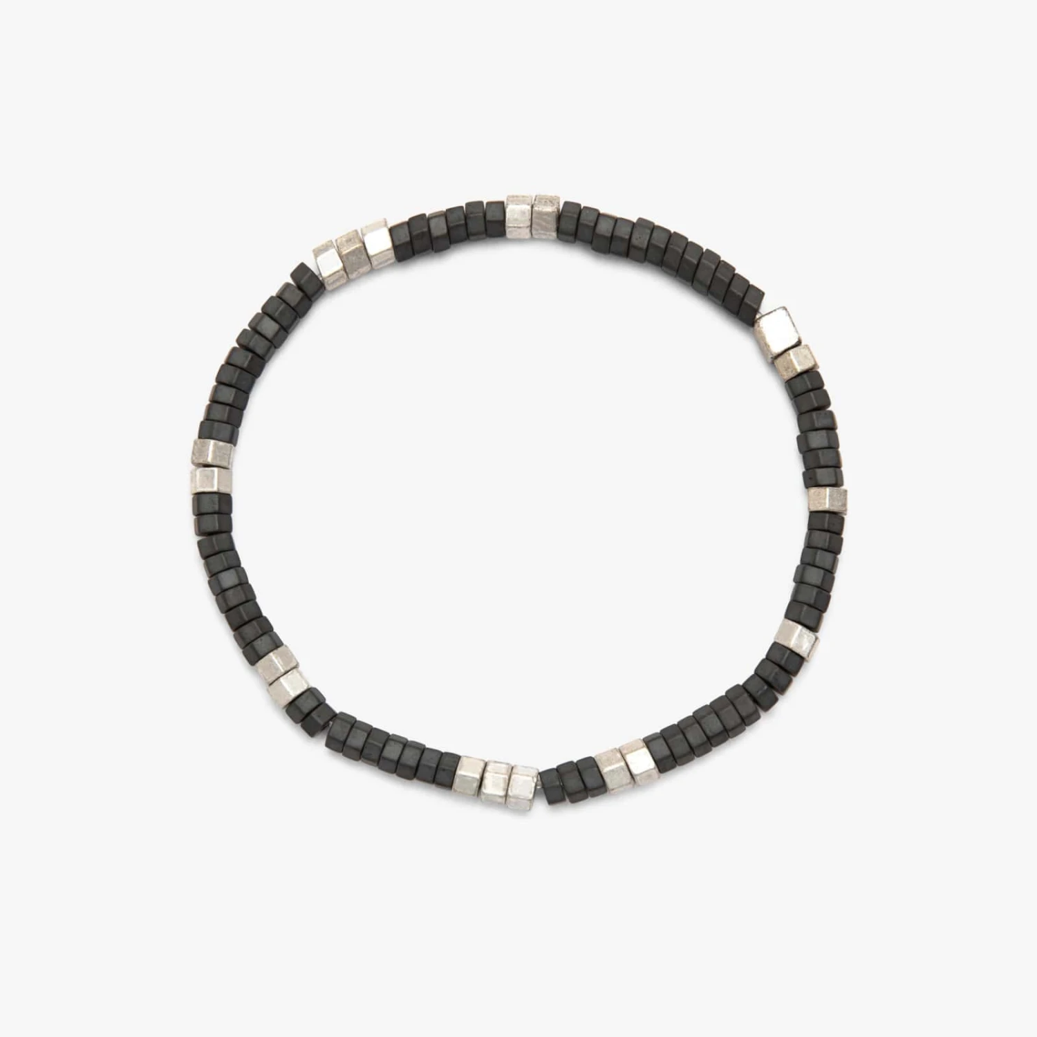 Men's Faceted Pyrite Stretch Bracelet 1 Men's Faceted Pyrite Stretch Bracelet