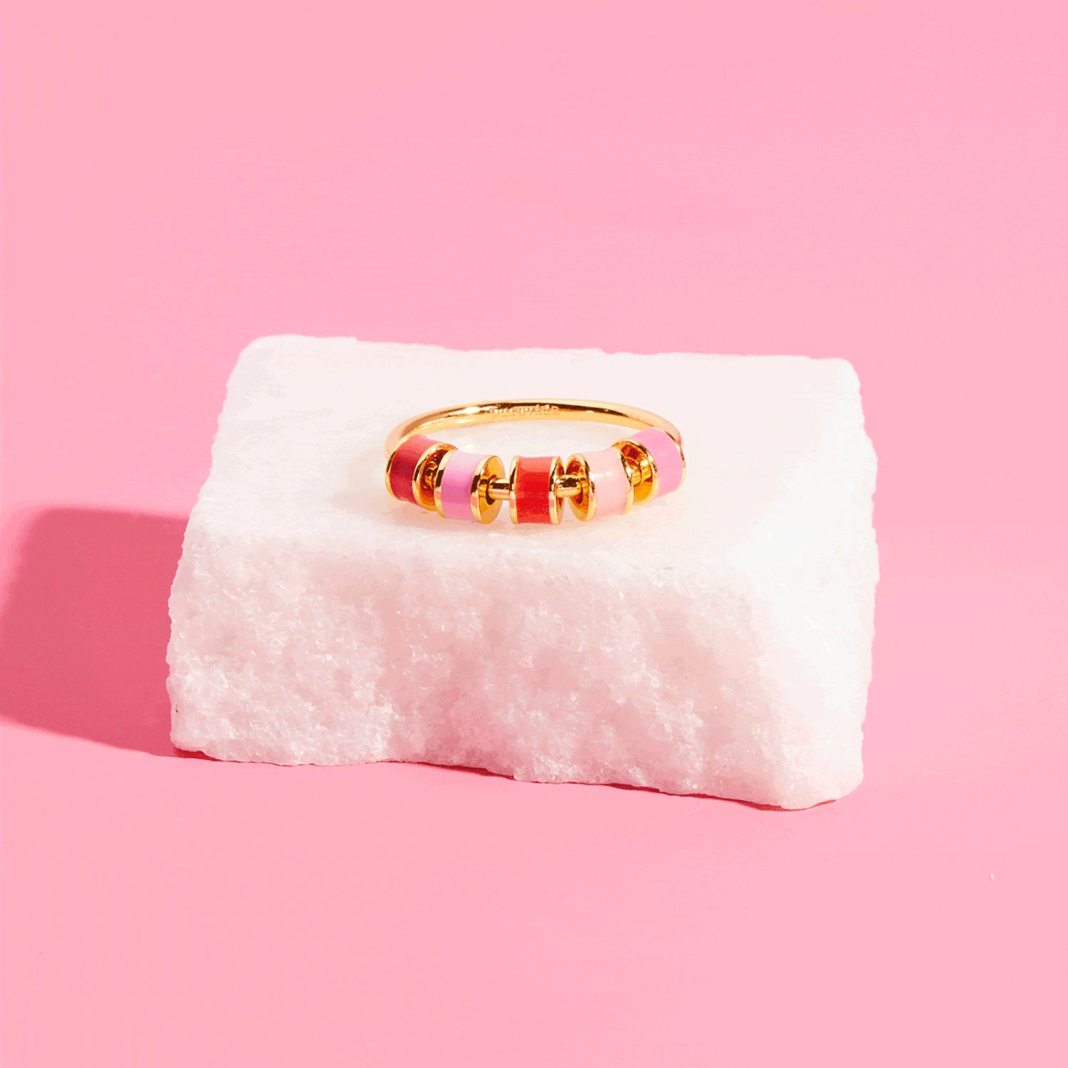 Enamel Bead Fidget Ring 3 Enamel Bead Fidget Ring - Image 3