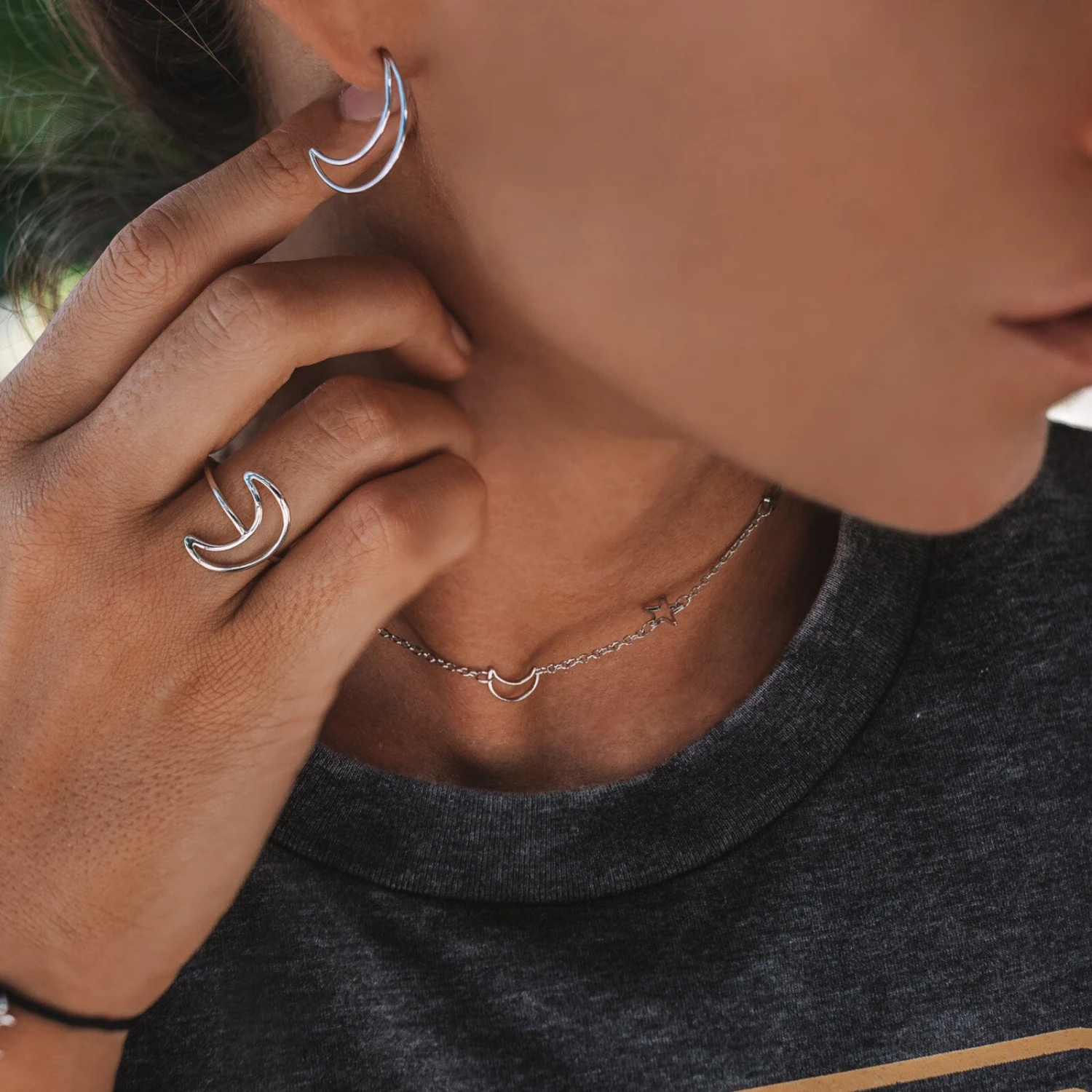 Oversized Crescent Ring 5 Oversized Crescent Ring - Image 5