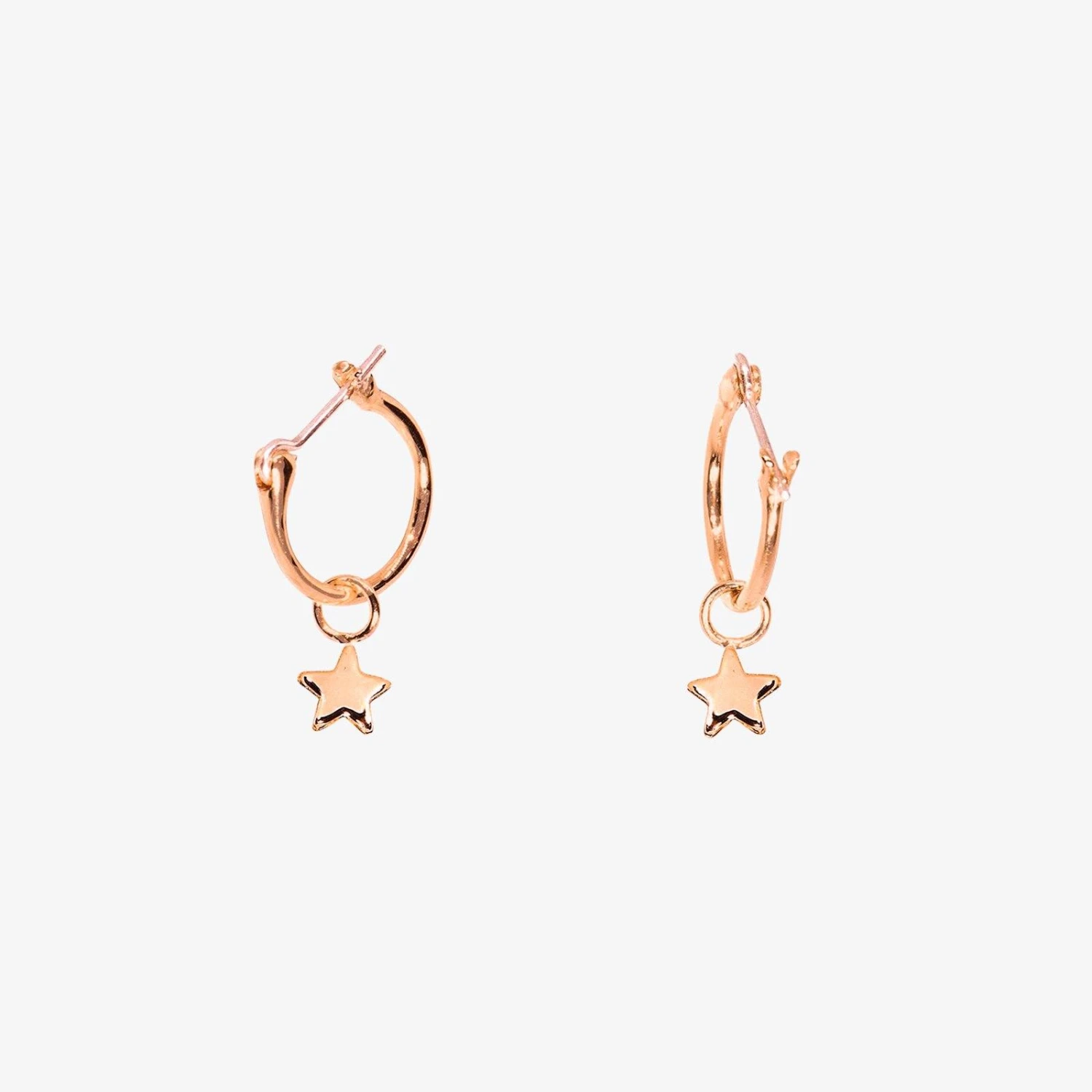 Star Hoop Earrings 1 Star Hoop Earrings