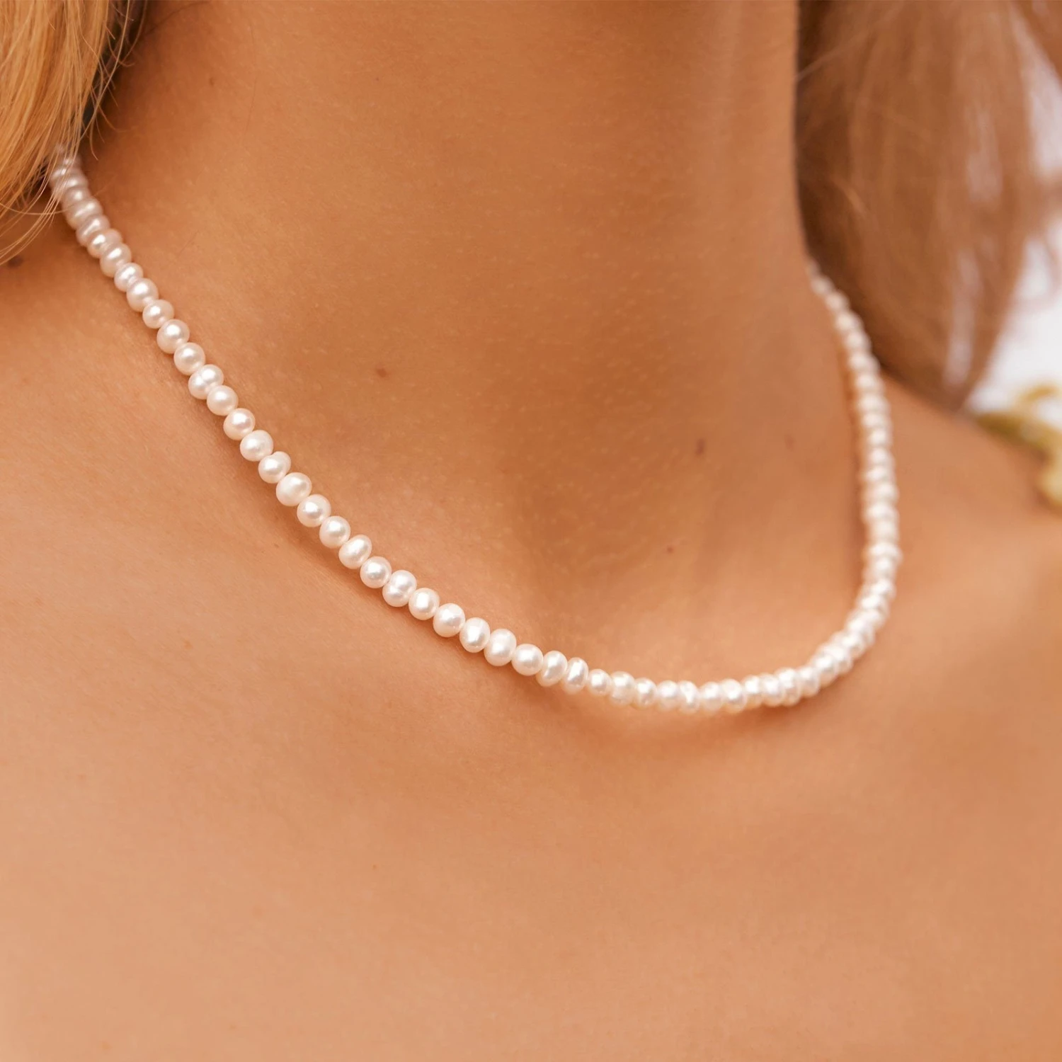 Bitty Freshwater Pearl Choker 2 Bitty Freshwater Pearl Choker - Image 2