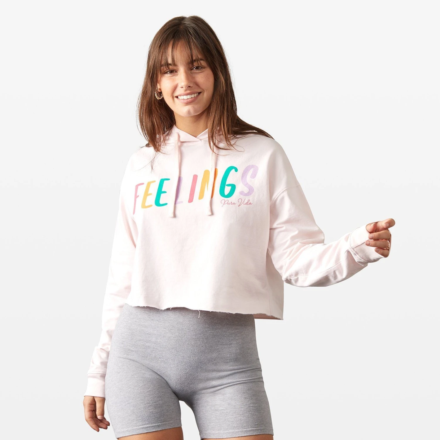 Feelings Crop Hoodie 3 Feelings Crop Hoodie - Image 3