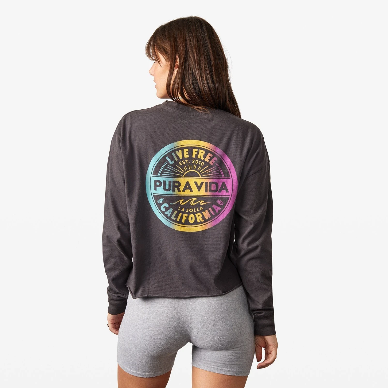 Live Free Long Sleeve Boxy Tee 1 Live Free Long Sleeve Boxy Tee