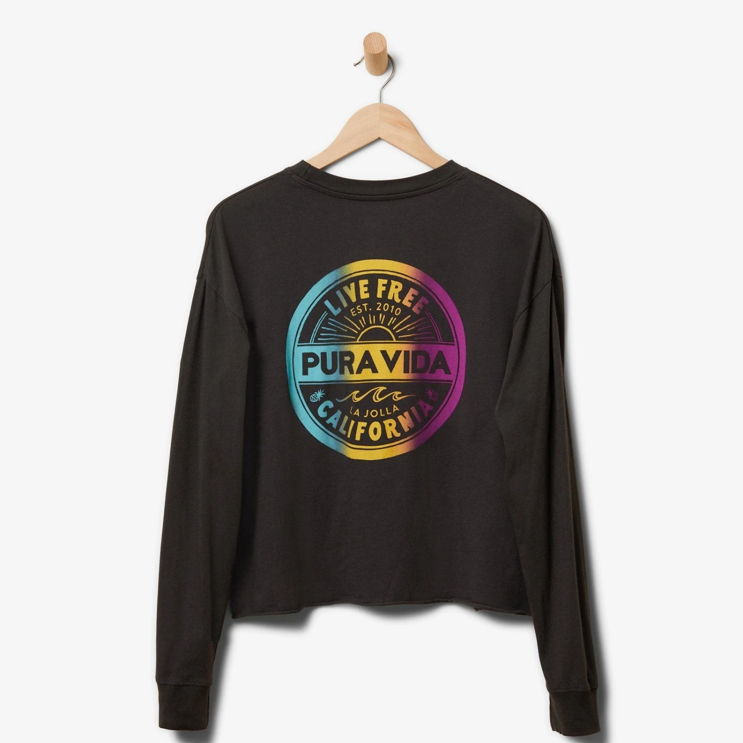 Live Free Long Sleeve Boxy Tee 2 Live Free Long Sleeve Boxy Tee - Image 2